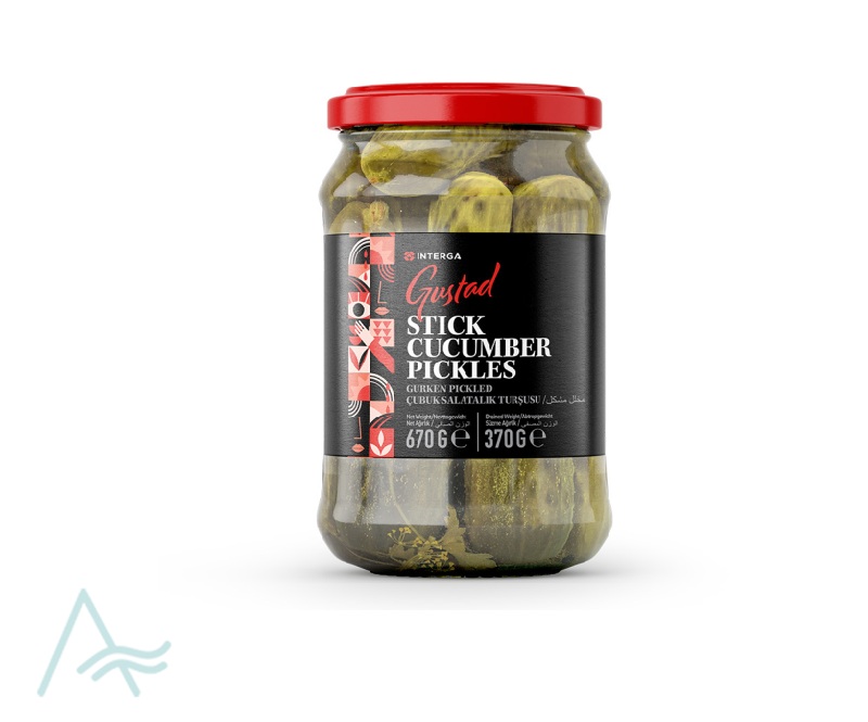 GUSTAD CUCUMBER PICKLE 340G